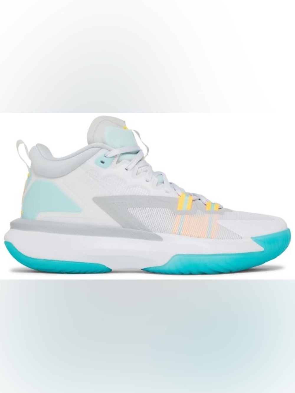 Air Jordan Zion 1 PF 'White Dynamic Turquoise' - Picture 3 of 12